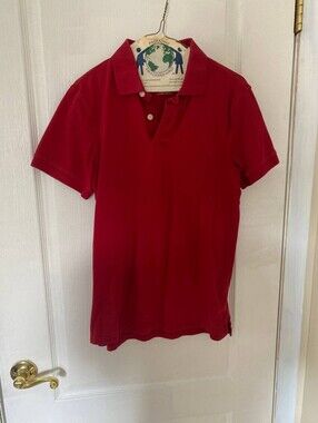 Target Goodfellow & Co Red Men’s Loring Polo Size Small